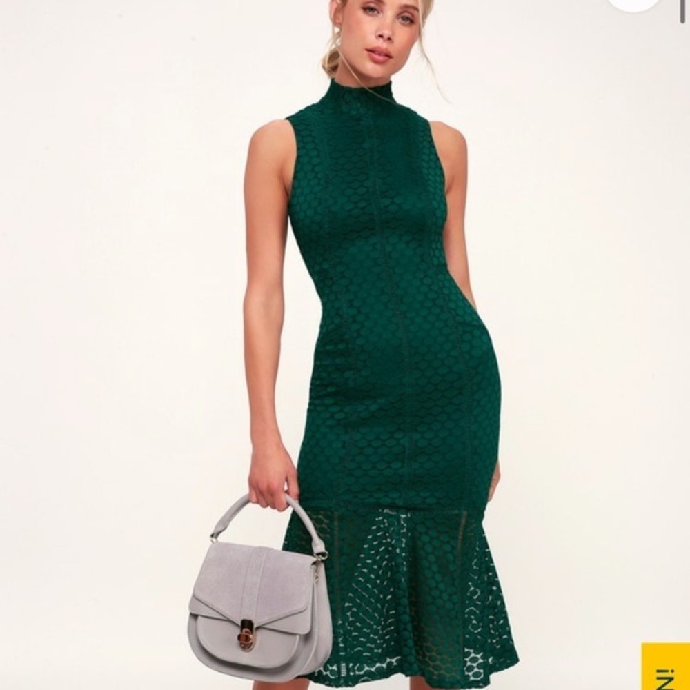 Ali & Jay Green Sleeveless Dress Size S EUC